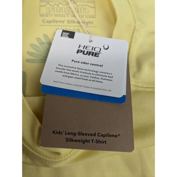 Patagonia Youth LS Capilene Shirt - Mulled Yellow - How to Heal - Large - Picture 4 of 6